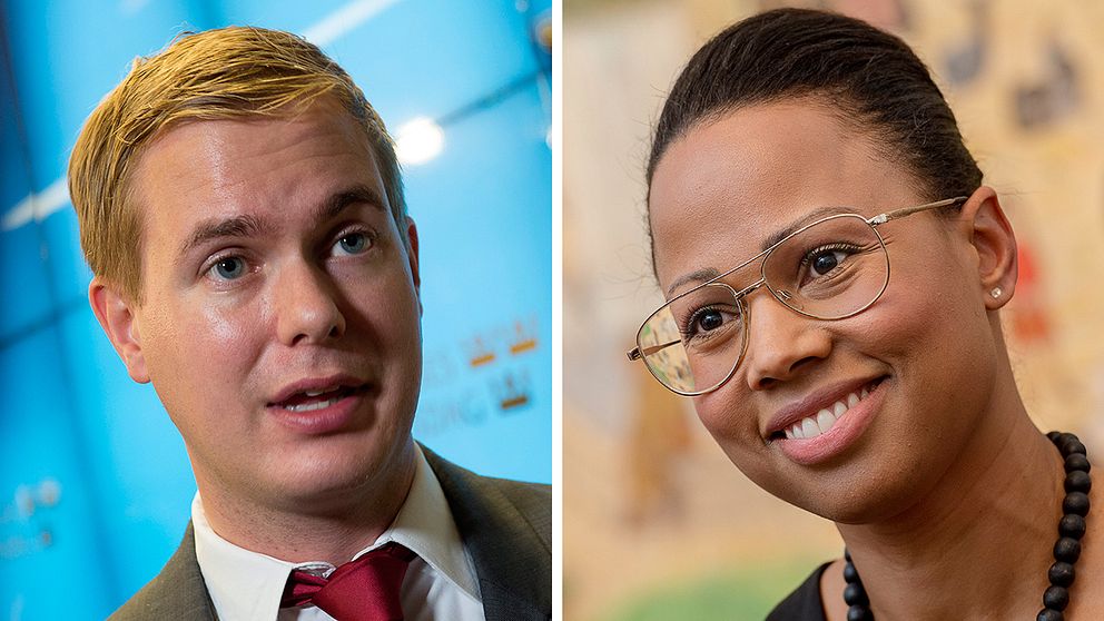 Gustav Fridolin och Alice Bah Khunke.