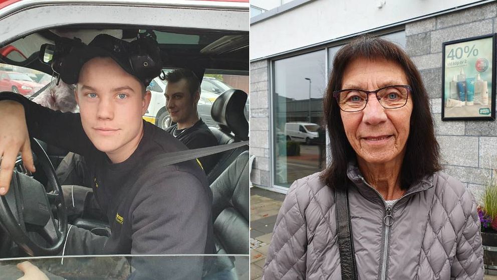 Hugo Magnusson och Annie Andersson är två av de Vaggerydsbor som använder bilen.