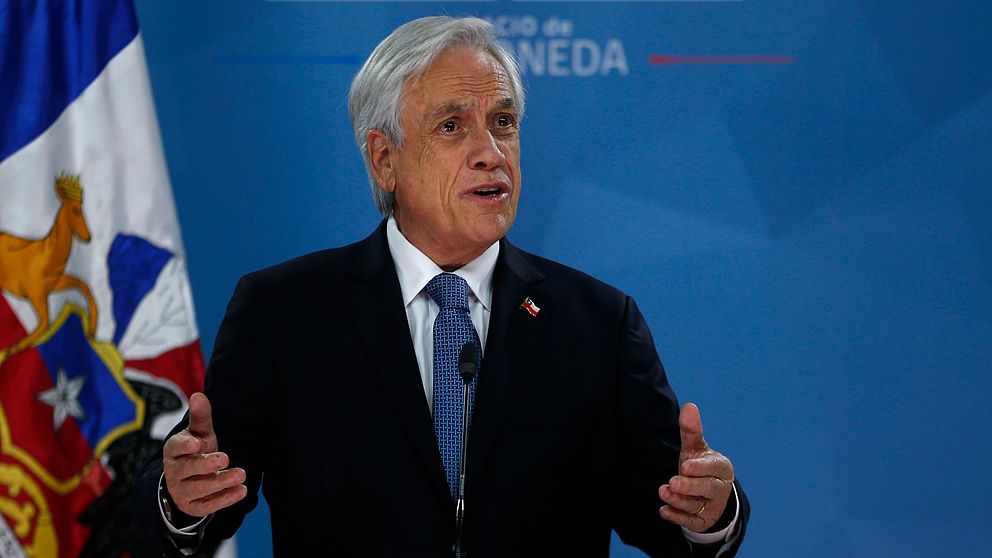 Chiles president Sebastián Piñera