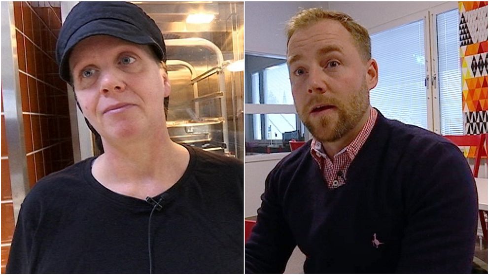 Porträttbilder på kocken Kicki Zetterdahl och viltköttsproducenten Oskar Danielsson.