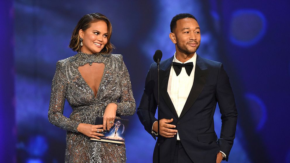 Chrissy Teigen och John Legend.