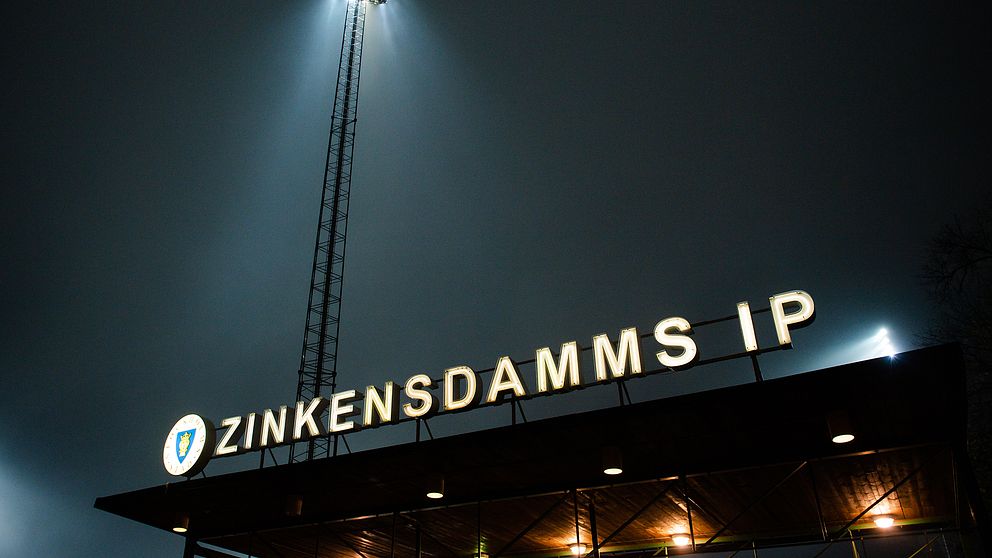Zinkensdamms IP inför bandymatchen i Elitserien mellan Hammarby och Frillesås den 7 november 2018 i Stockholm.