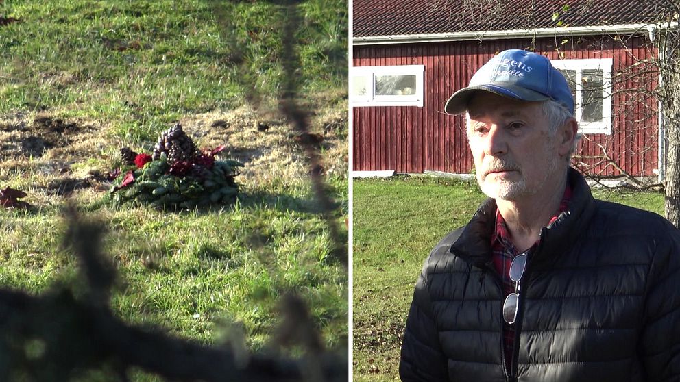 Per berättar för SVT om morgonen när han hittade en död man på sin tomt.