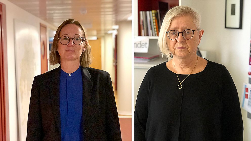 Bilder på Sara Wettergren (L), skolkommunalråd i Malmö och Marie Wall Almquist, ordförande Lärarförbundet Malmö.