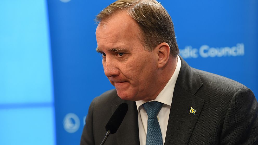 Bild på Sveriges statsminister Stefan Löfven (S).