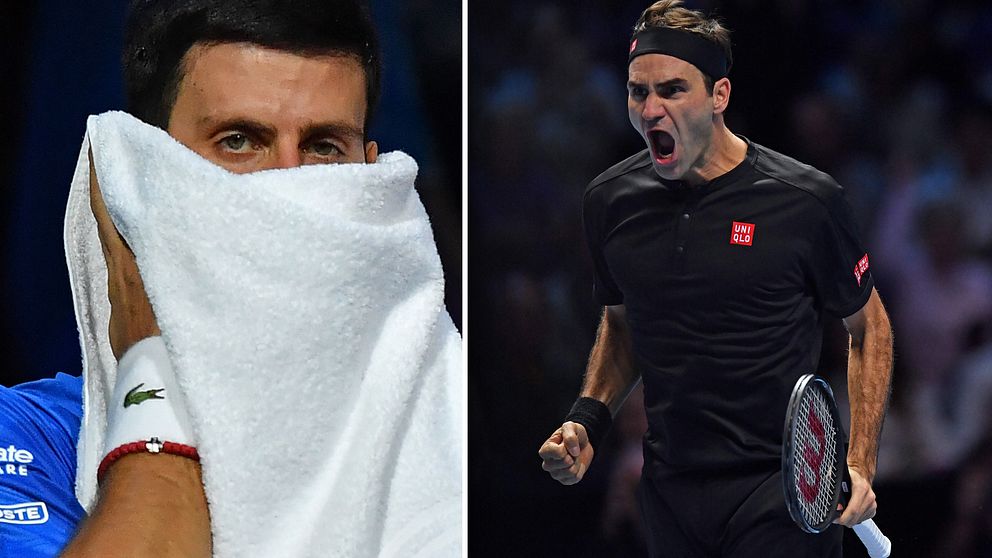 Roger Federer besegrade Novak Djokovic för första gången på fem år.