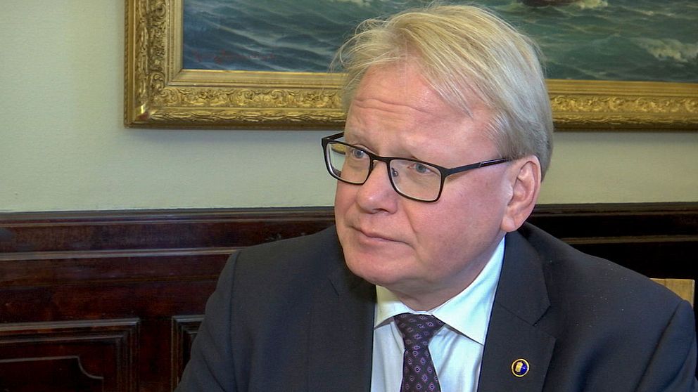 Försvarsminister Peter Hultqvist (S) 15 november 2019.