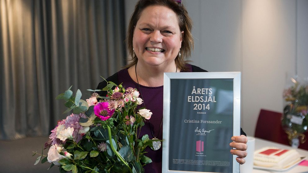 Cristina Forssander, chef för arbetsmarknadsenheten i Trosa, har utsetts till Årets eldsjäl i Svealand.