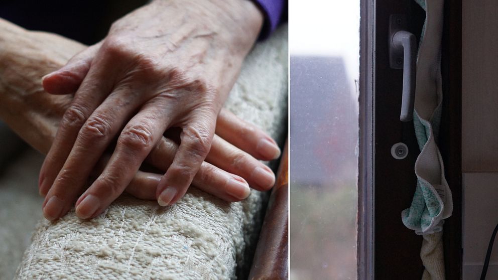 Den 84-åriga kvinnan, som vill vara anonym, blev chockad när hon upptäckte att kassaskåpet var borta. Tjuvarna tog sig in genom ett fönster som nu tillfälligt blivit tätat.