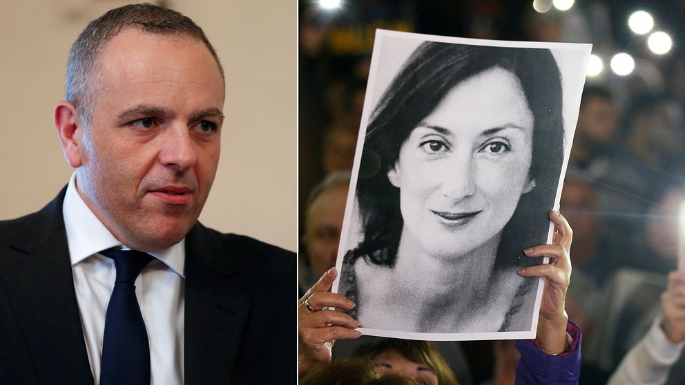 Maltas regerings stabschef Keith Schembri avgår efter att ha kopplats till utredningen om mordet på maltesiska journalisten Daphne Caruana Galizia.
