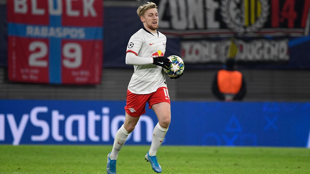 Emil Forsberg missar matchen mot Paderborn på grund av en skada.