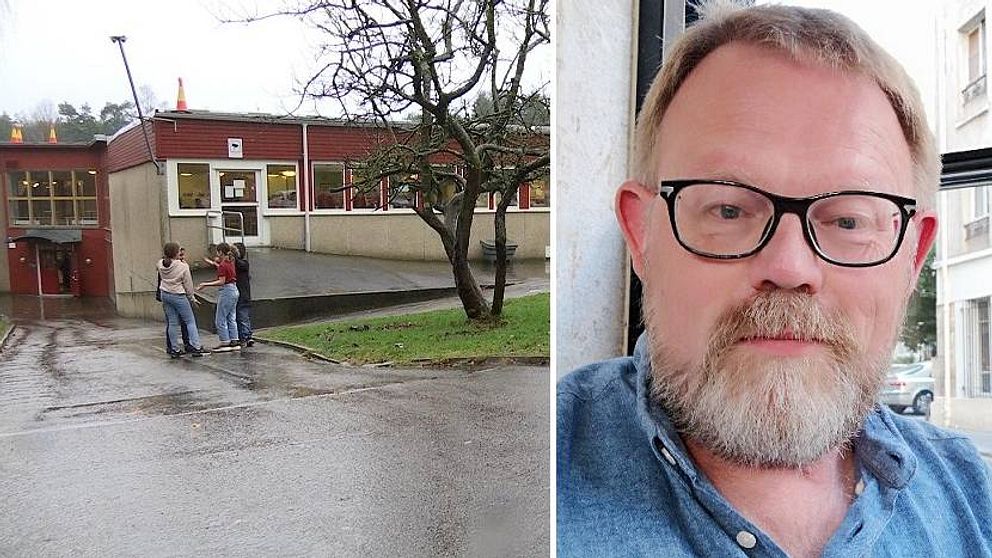 Joachim Svärd, lärare och lokalt ombud för Lärarförbundet på Nytorpsskolan.