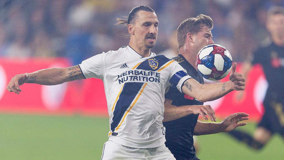 Zlatan under det som blev hans sista match i MLS, kvartsfinalen mot LAFC.