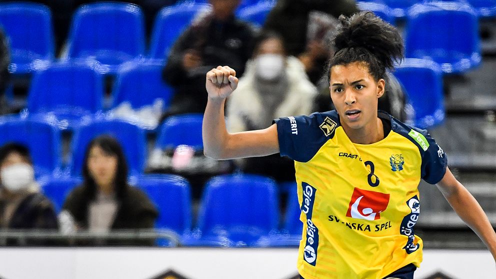 Jamina Roberts var en av segerorganisatörerna mot Argentina.