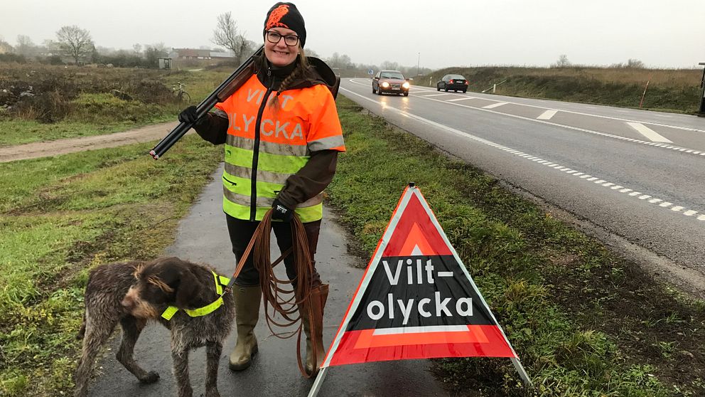 Erika Lindqvist är ordförande i Mörbylånga jaktvårdskrets.