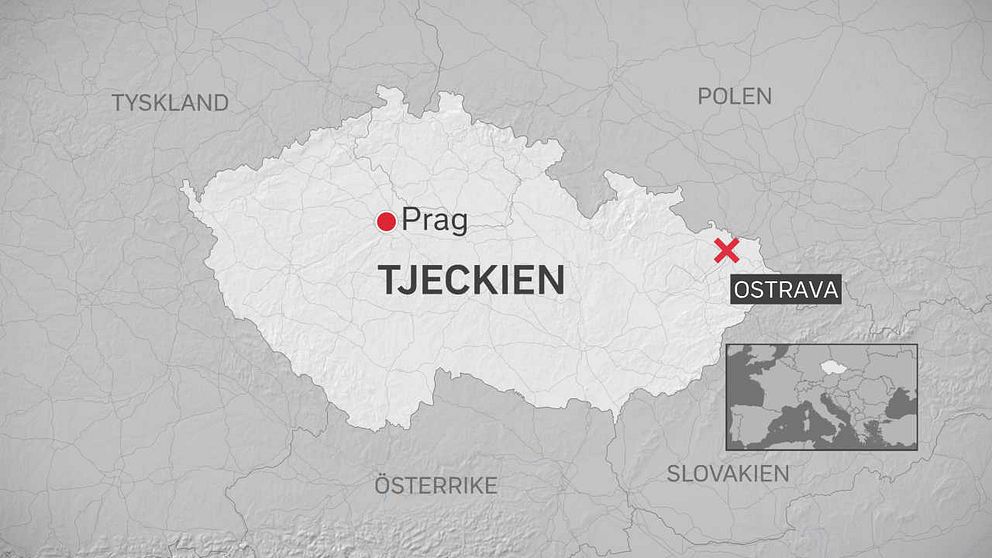 Flera personer ska ha dött i en skjutning på ett sjukhus i Ostrava, östra Tjeckien, 350 kilometer från Prag.