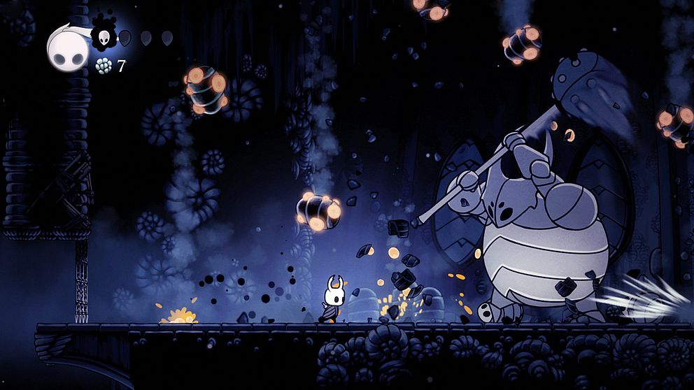 Bedårande mörker i hyllade indieäventyret Hollow Knight.