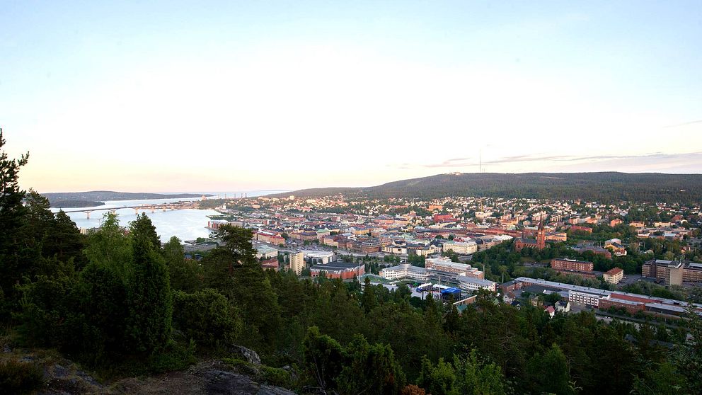 Vy över Sundsvall