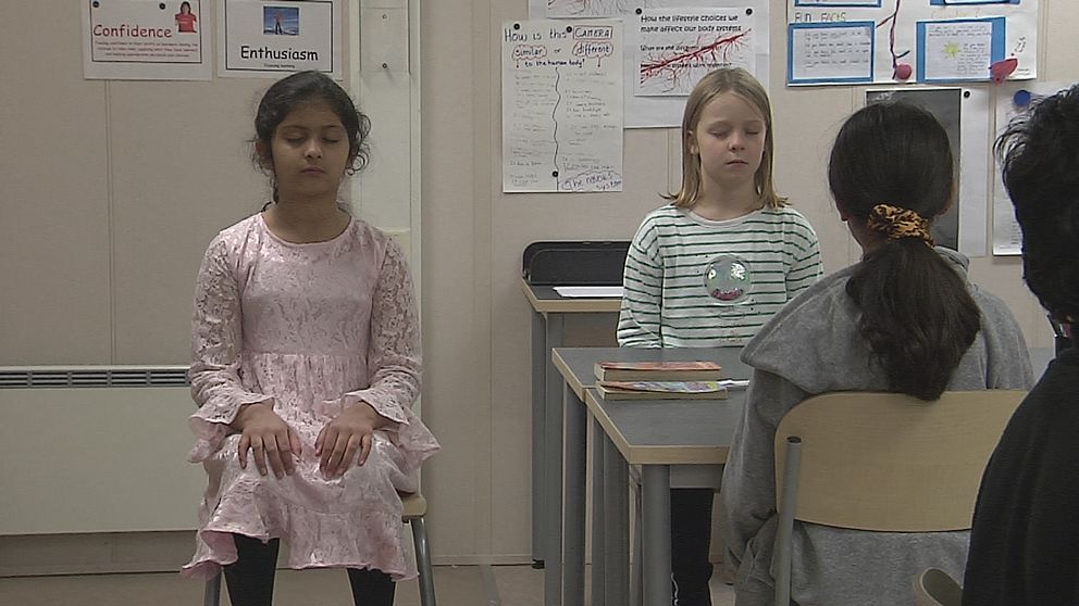 Anshika Dayma elev på internationella skolan ISGR.