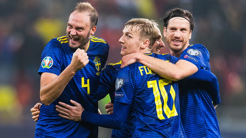 Sverige inleder EM-slutspelet mot Spanien 15 juni nästa år.