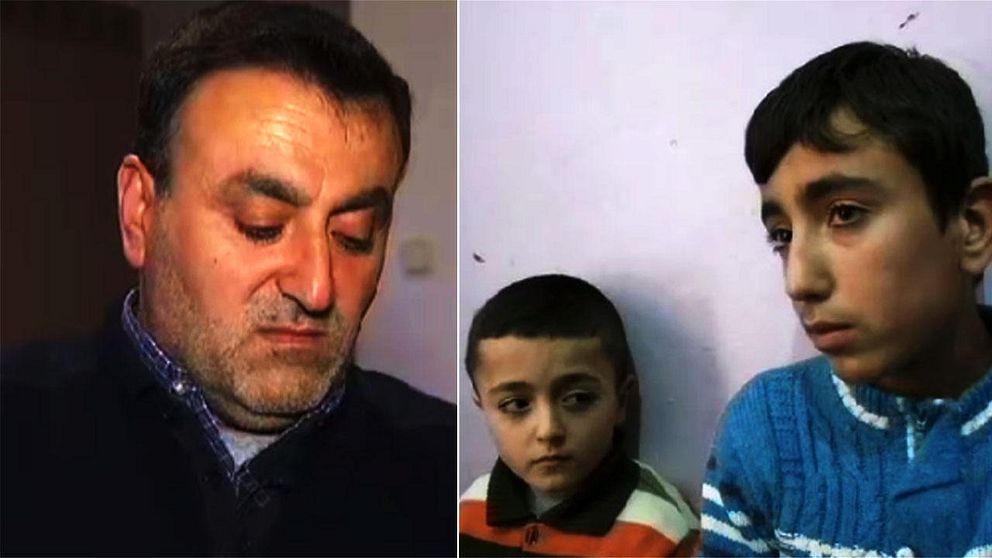Khaled Mohammad i Tomelilla väntar på sina barn som fortfarande är kvar i Turkiet dit de flydde från Syrien. Först om ett halvår får de veta om de får komma till sin pappa i Sverige.