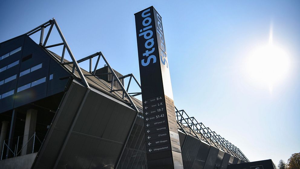 Exteriör från Malmö FF:s hemmarena