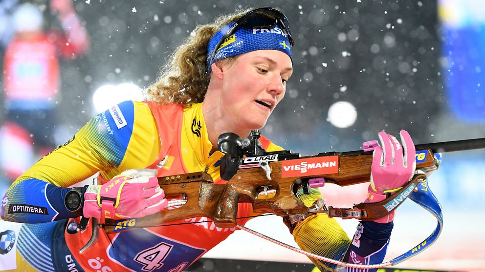 En krasslig Hanna Öberg slutade på 14:e plats i sprinten.
