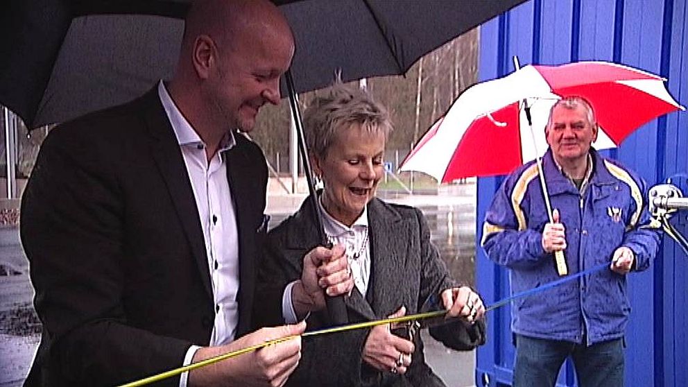 I dag invigdes den nya biogasanläggningen i Ödeshög.