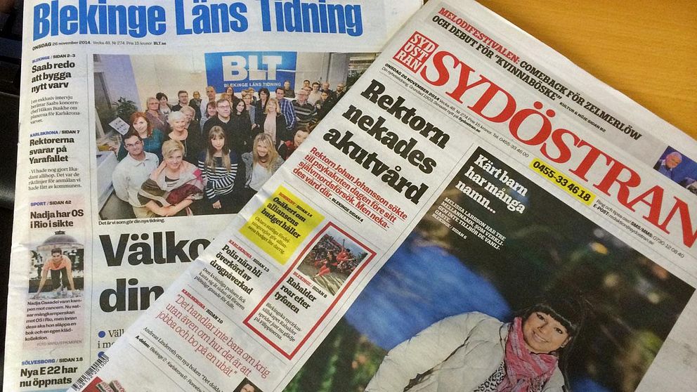 Tidningarna får inte bara egna webbsidor utan också nya utseenden.