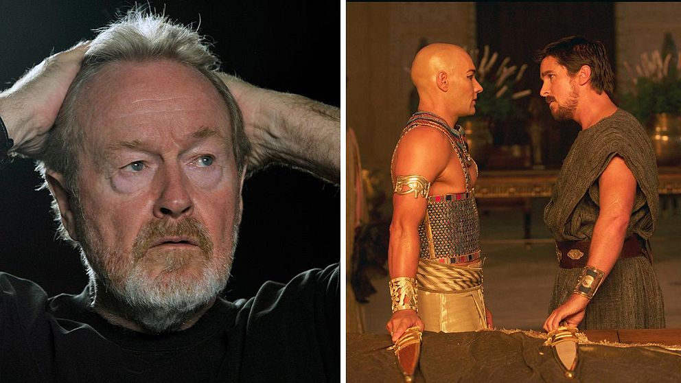 Regissören Ridley Scott förklarar varför hans huvudroller spelas av vita skådespelare.