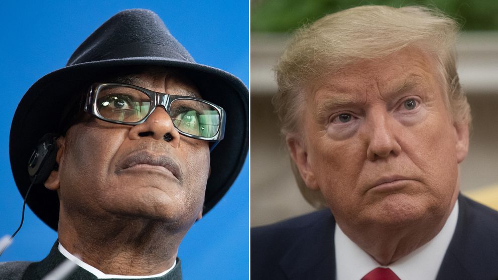 Malis president Ibrahim Boubacar Keitas ska ha twittrat några mindre smickrande inlägg om den amerikanska presidenten Donald Trump – men det hela ska ha varit ett misstag.
