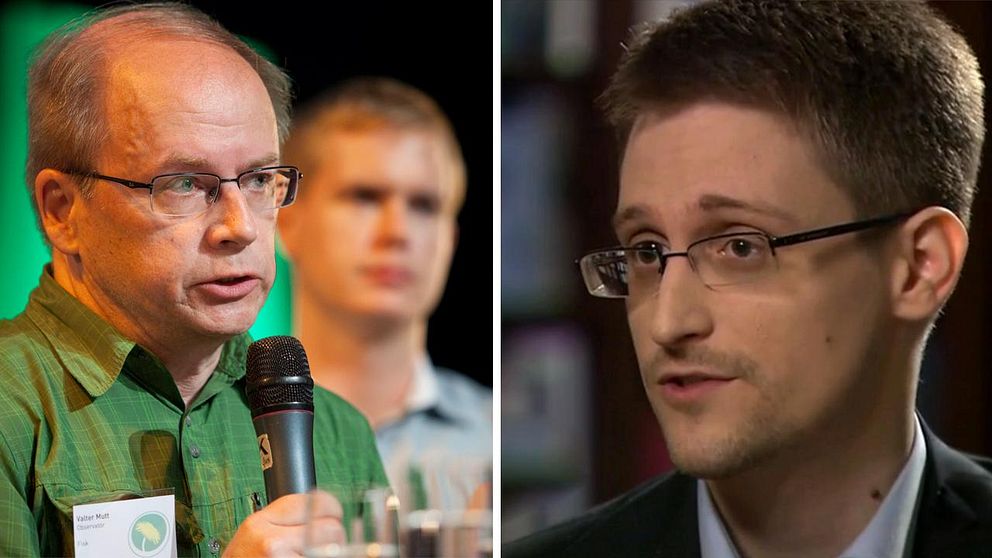 Valter Mutt, Edward Snowden.