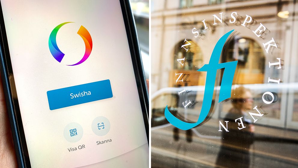 Swish appen och logga på finansinspektionen.
