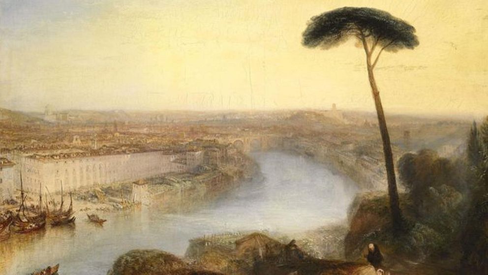 Målningen ”Rome –  from mount aventine” klubbades för 30,3 miljoner pund på Sothebys auktionshus i London igår.