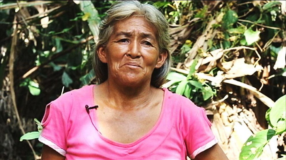 Inés Sánchez Díaz har tio barn och vill satsa på hushållsodlingar; en åtgärd som hon hoppas ska göra byns invånare mindre sårbara för de plötsliga väderväxlingarna som drabbar byarna på sistone.