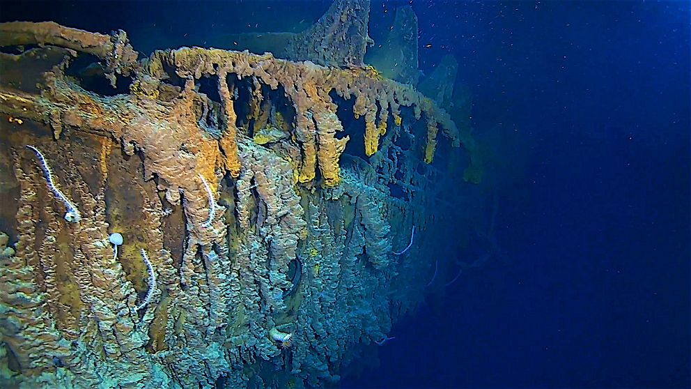 Bild från vraket av Titanic
