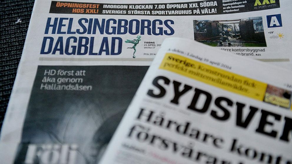 De skånska dagstidningarna HD och Sydsvenskan.