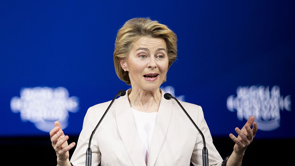 EU-kommissionens ordförande Ursula von der Leyen.