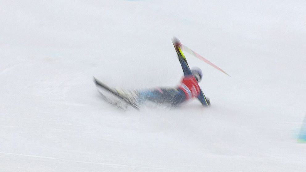 Matts Olsson körde ur i Garmisch-Partenkirchen.