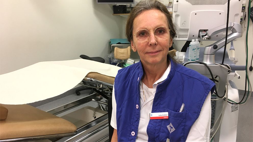 Lotta Andréen, läkare på kvinnokliniken i Sundsvall.