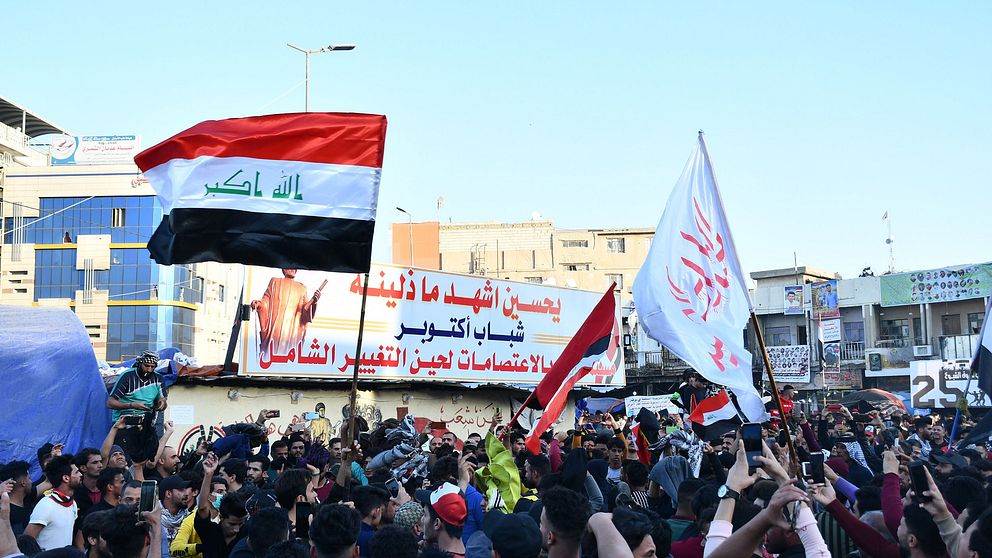 Protester i Irak