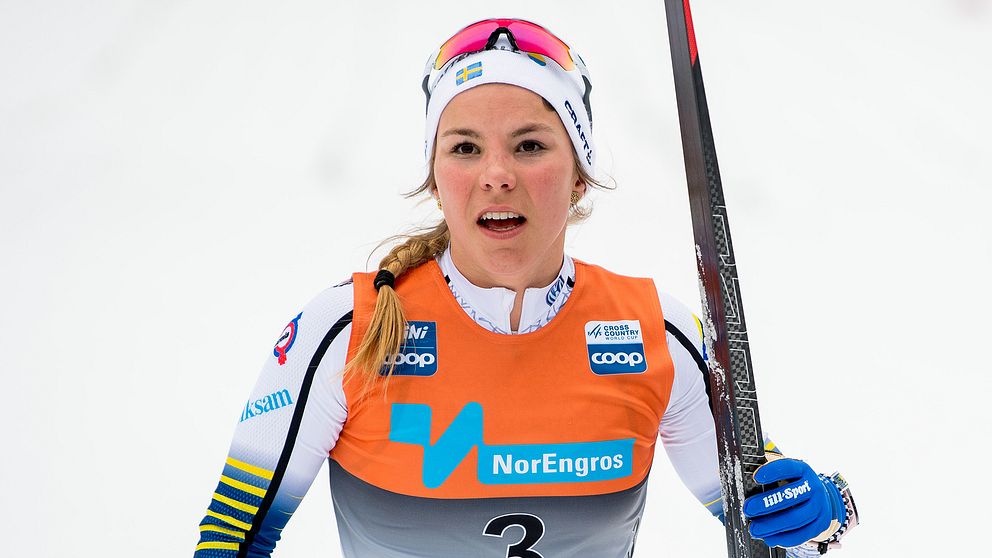 Johanna Hagström var snabbast i kvalet.