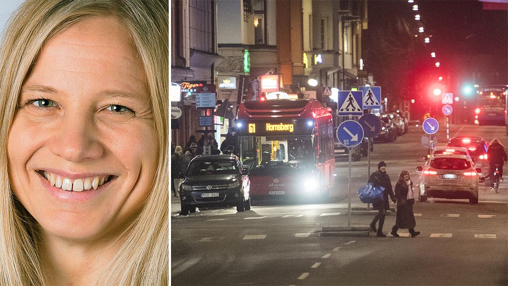 Bild på Emma Lundholm och Stockholm.