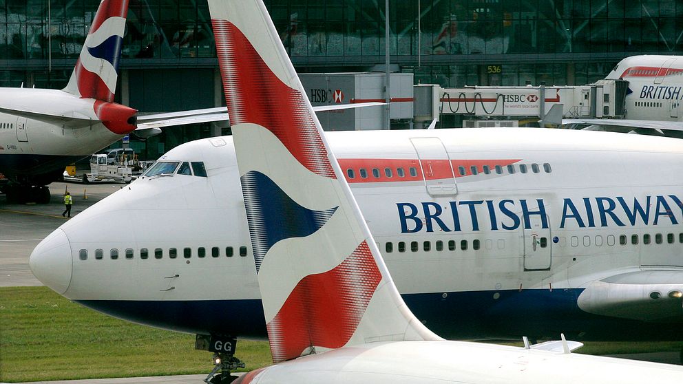 Ett British Airways-plan av modell Boeing 747, likt det som syns på bilden, slog nytt rekord.