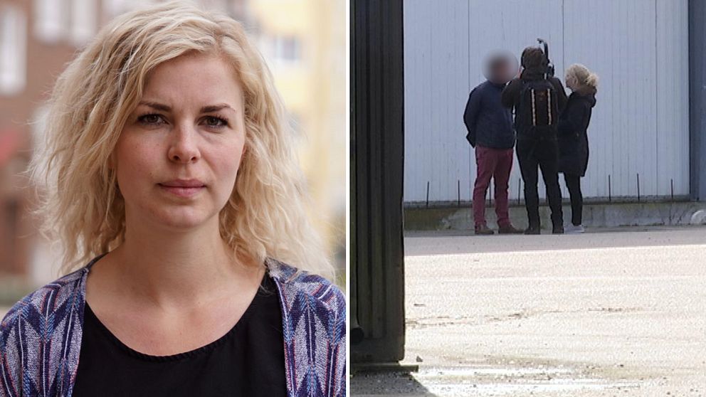 Ellinor Rostedt och SVT-kollegan Martin Hult Ogenblad nomineras till Sverigepriset för granskningen av den fuskande rut-företagaren i Blekinge.