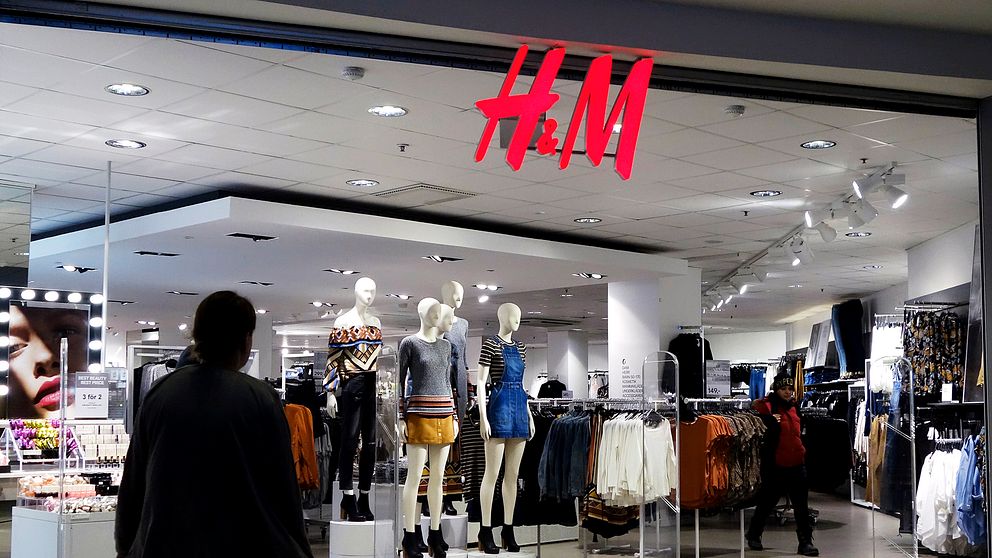 En H&M-butik i Stockholm.