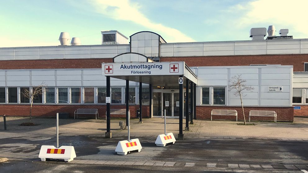 Akutmottagningen/förlossningen på Varbergs sjukhus.