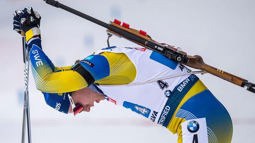 Sebastian Samuelsson fick en tuff start på skidskytte-VM.