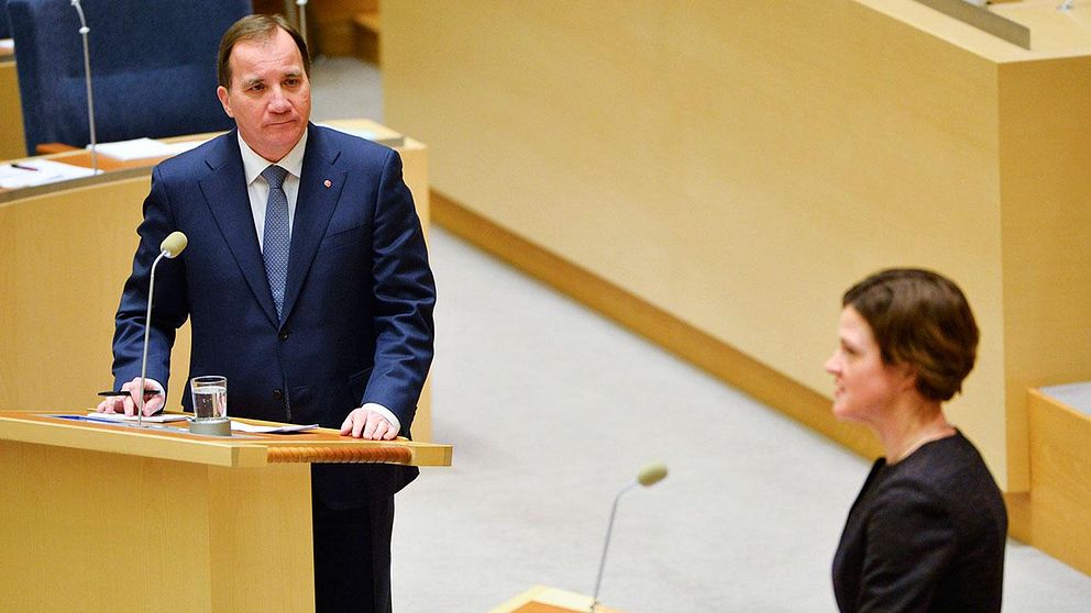 Stefan Löfven (S) och Anna Kinberg Batra (M) kämpar om statsministerposten i valet 2015.