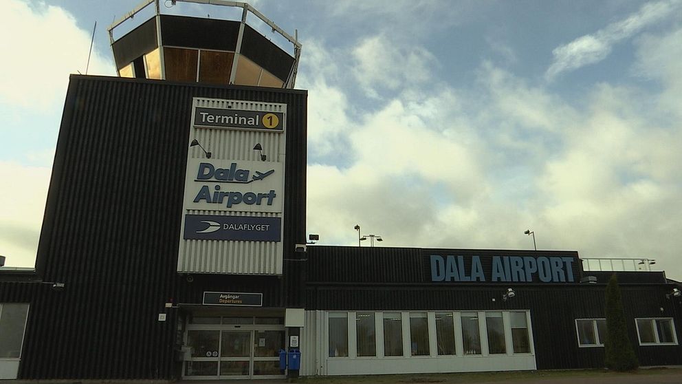 Entrén på DalaAirport i Borlänge.